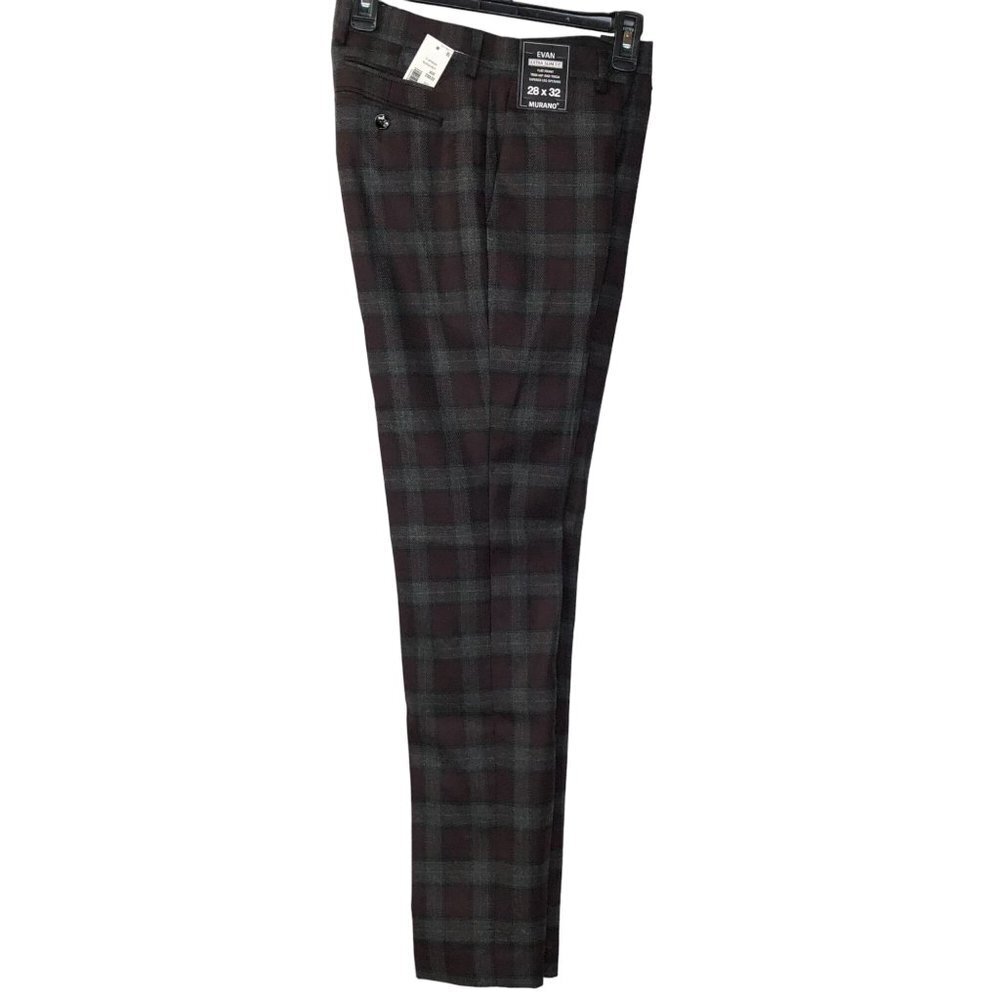 MURANO $79‎ EVAN EXTRA SLIM FIT DRESS PANTS 28 X 32 NWT